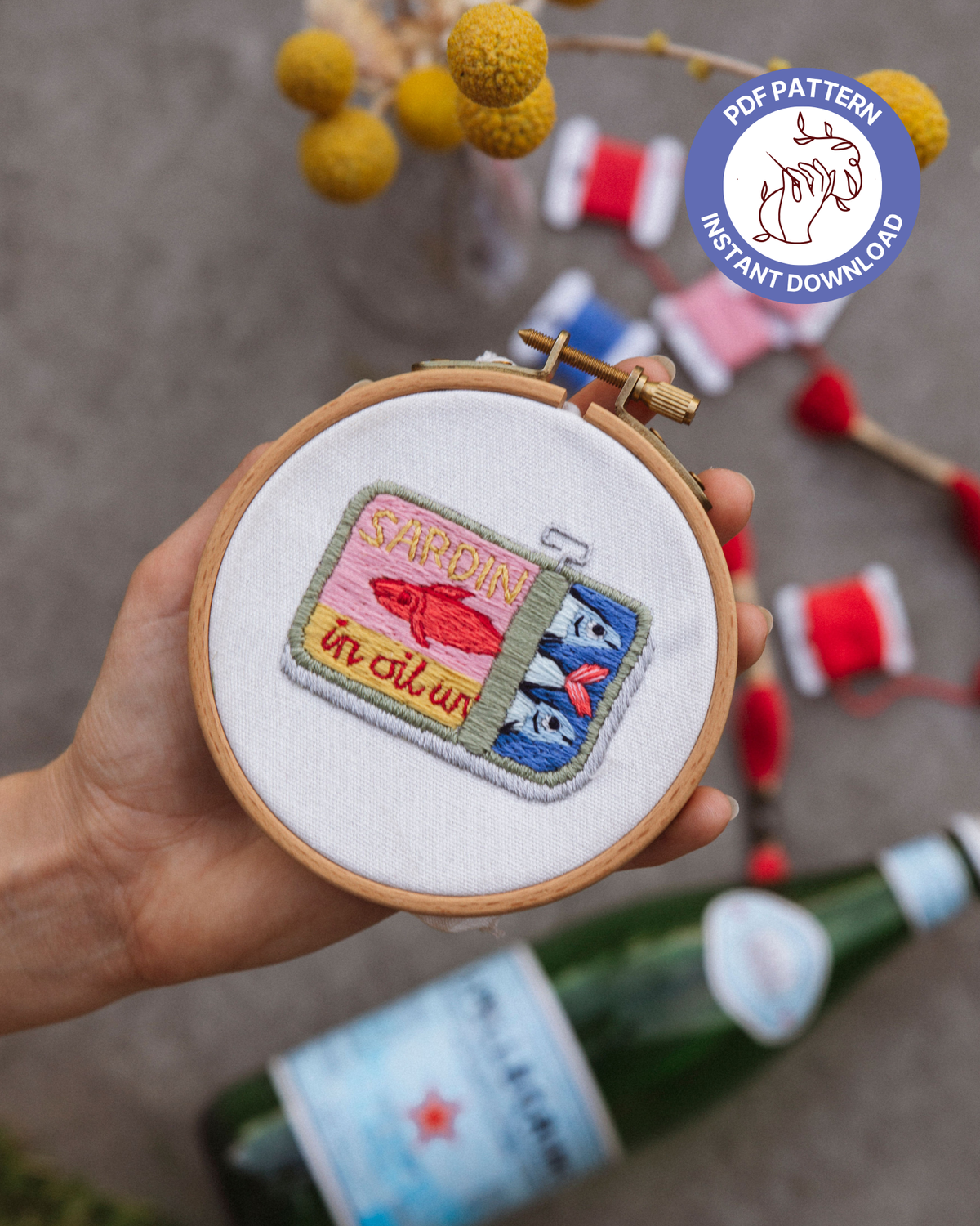 Sardines Tin PDF Pattern