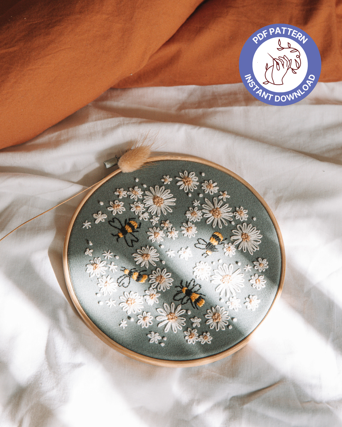Busy Bees PDF Pattern