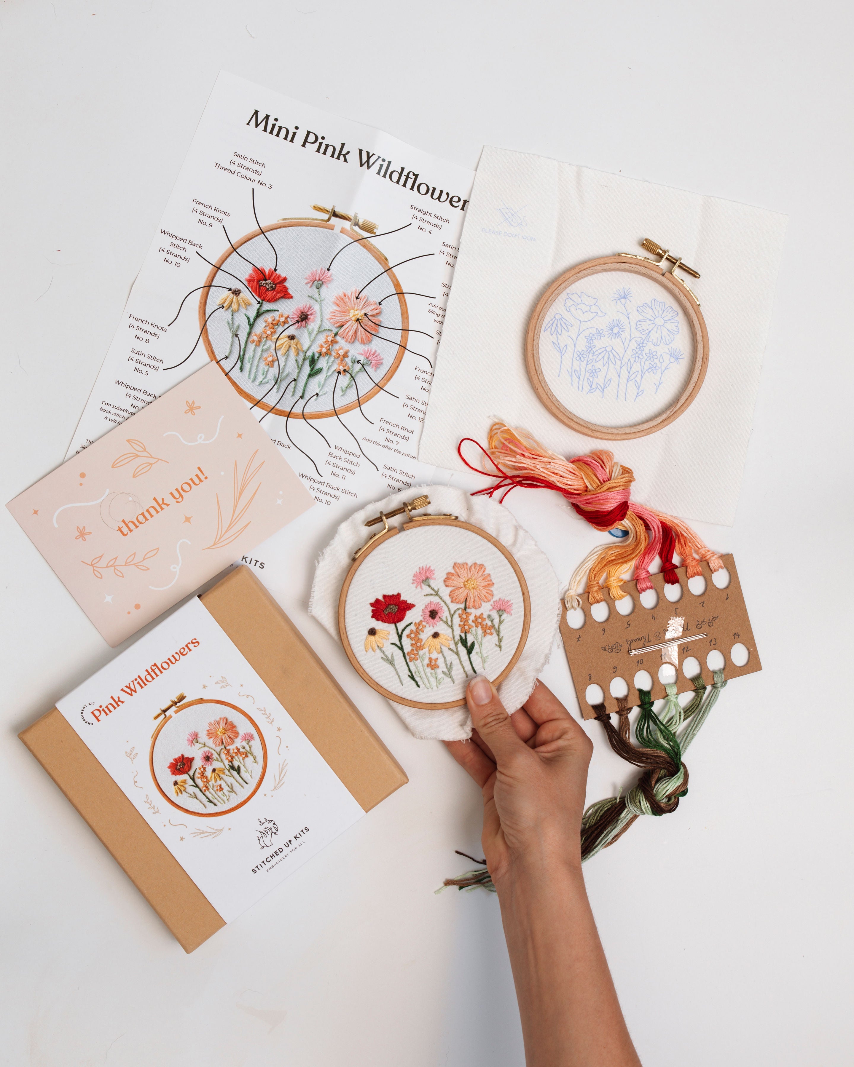 All 5 Mini Embroidery Kits
