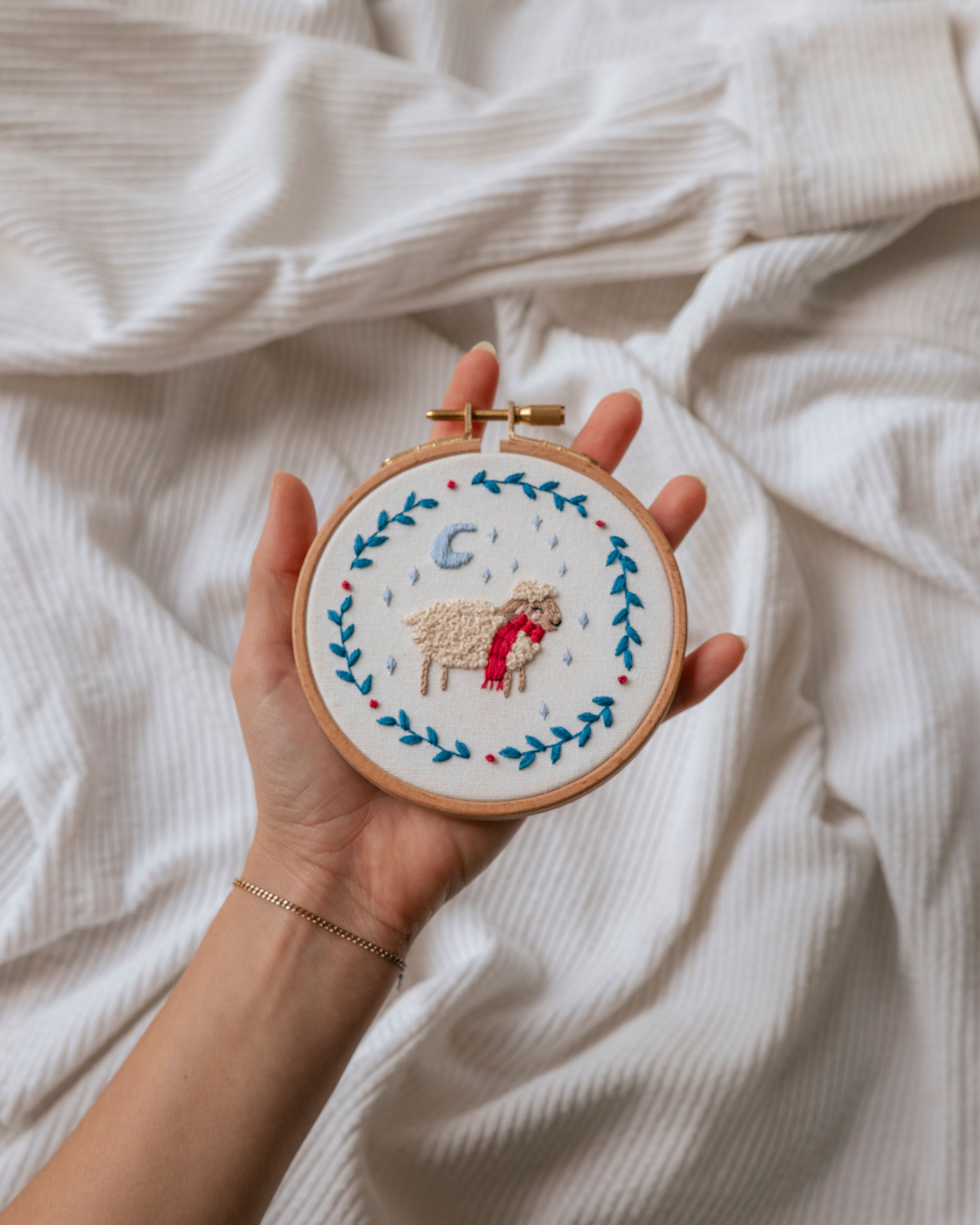 Mini Cozy Sheep (4")