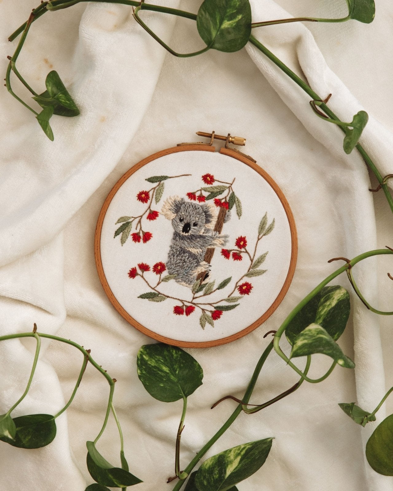 Baby Koala Embroidery Kit - Stitched Up Kits