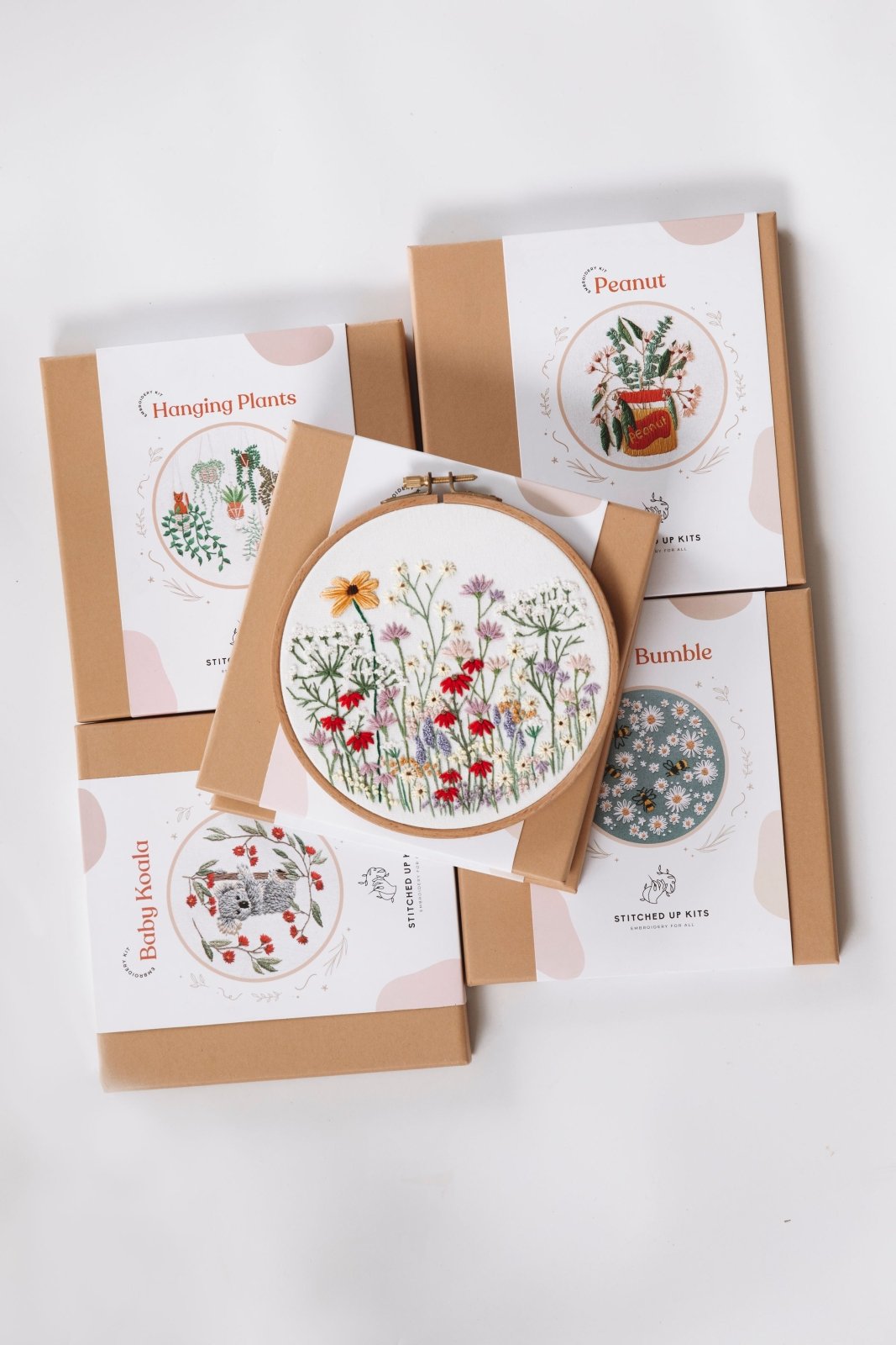 Blue Wren Embroidery Kit - Stitched Up Kits