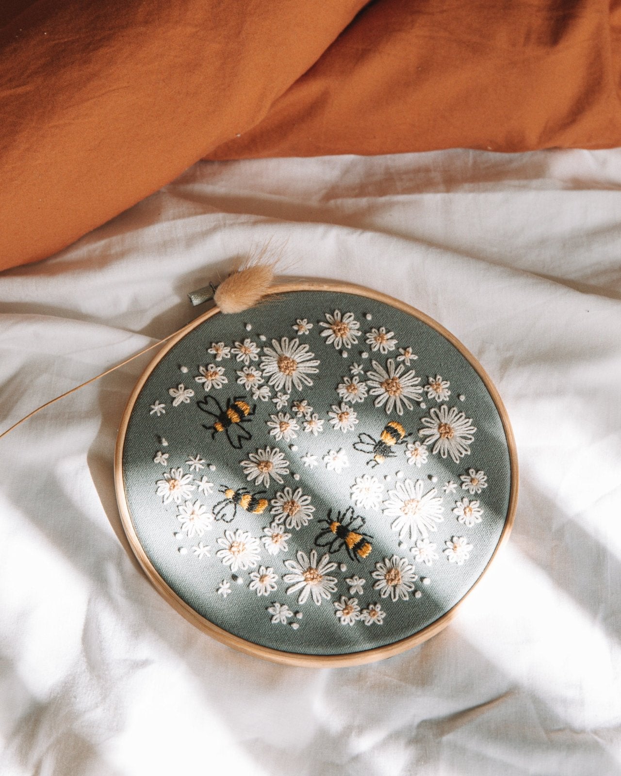 Busy Bumble Embroidery Kit - Stitched Up Kits