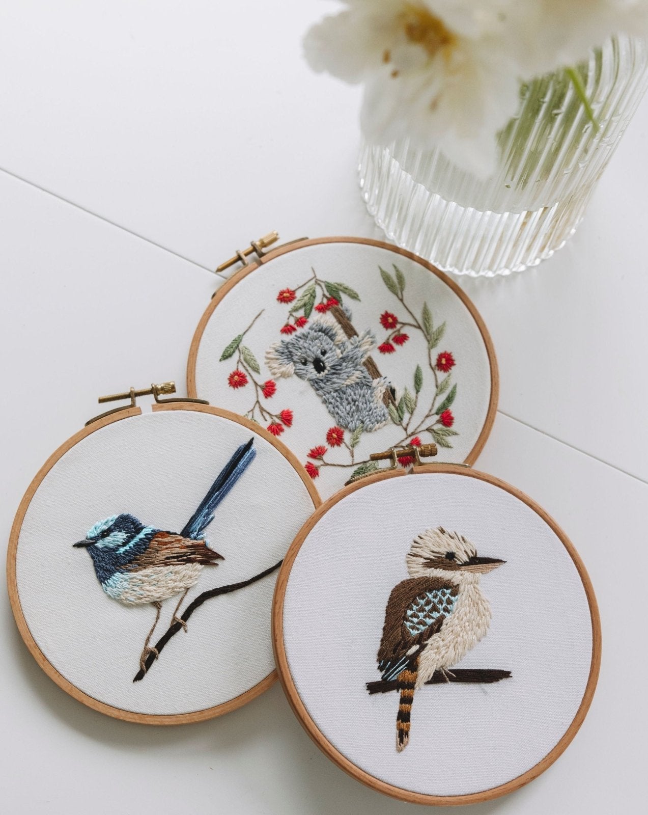 Kookaburra Embroidery Kit - Stitched Up Kits