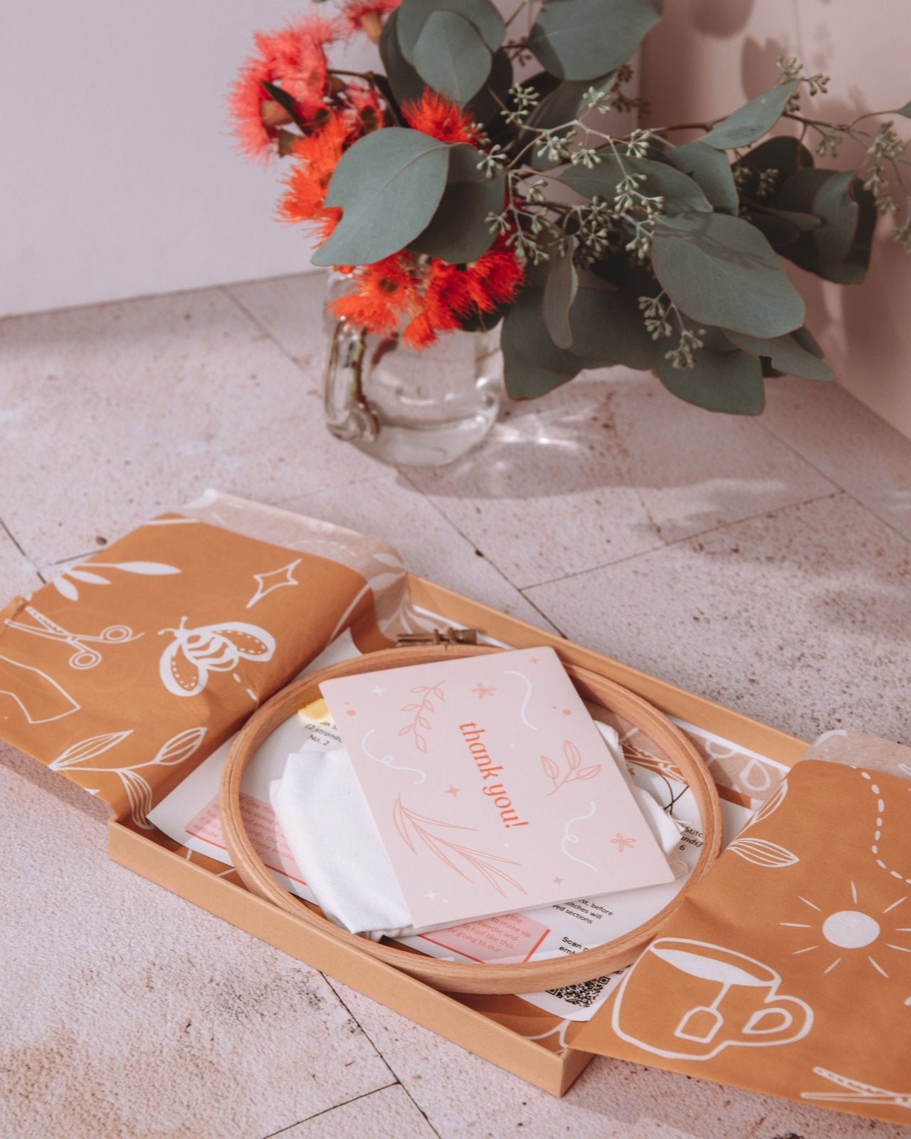 Ray Sunflower Embroidery Kit - Stitched Up Kits