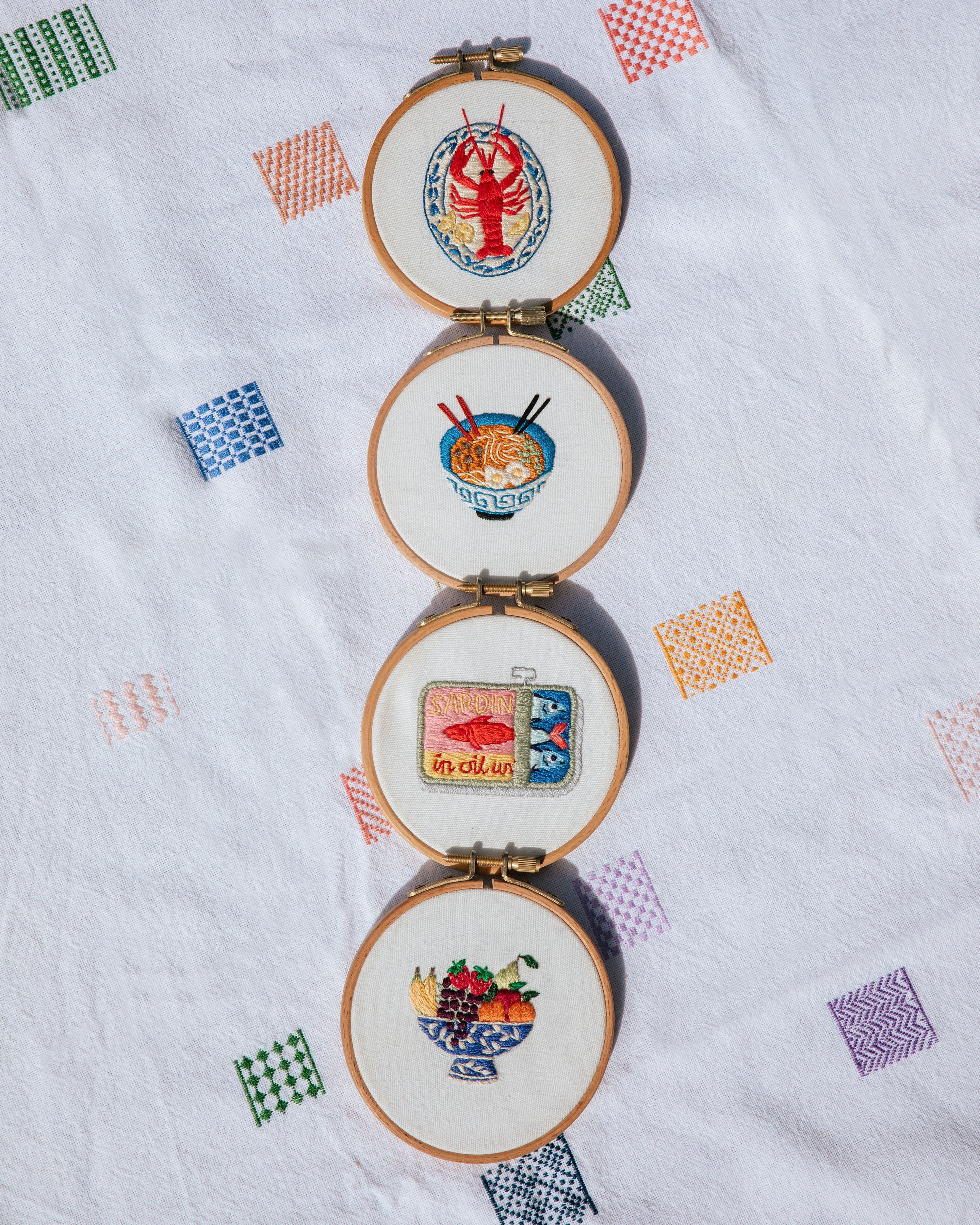 Mini Embroidery Kits (4" hoops)
