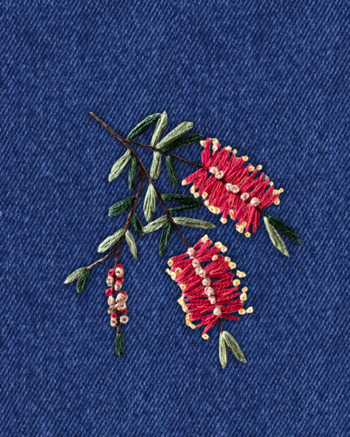 Bottlebrush Embroidery Tattoo Kit