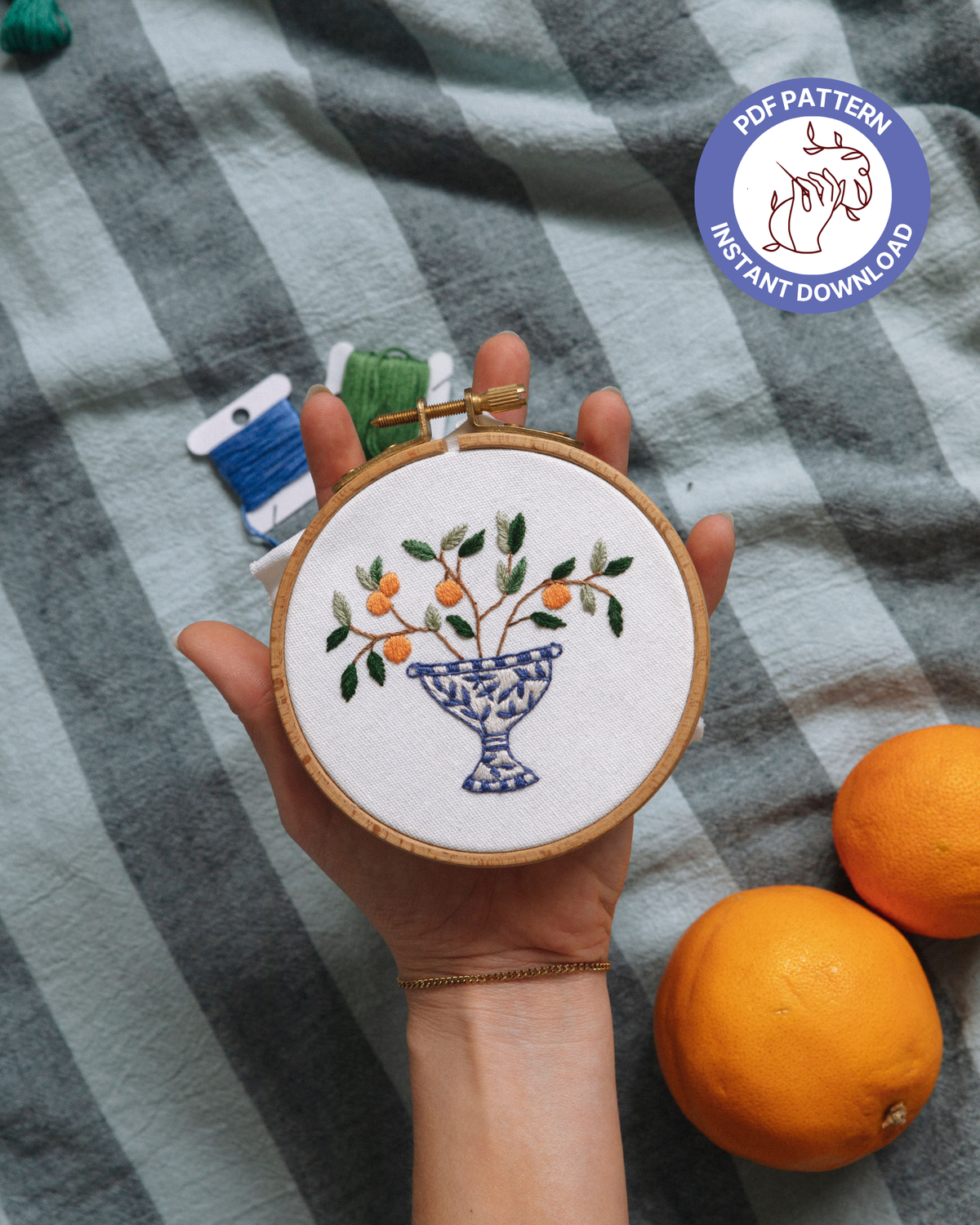Italian Vase PDF Pattern