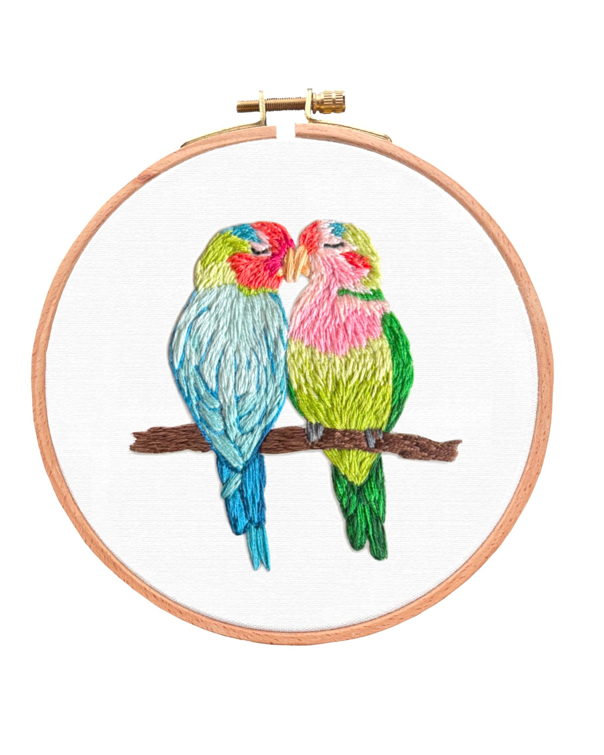 Lovebirds Embroidery Kit