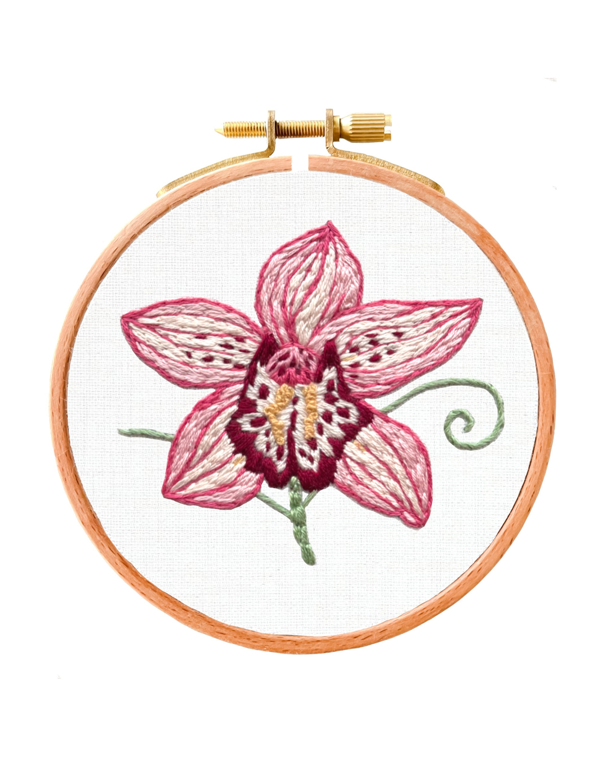 Orchid Embroidery Kit