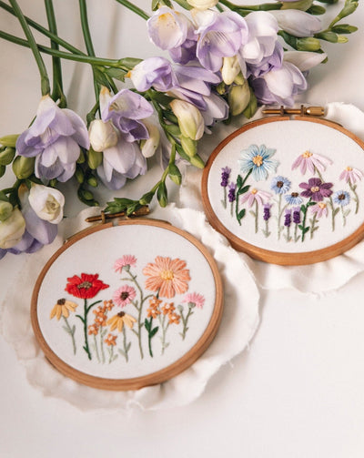 All 5 Mini Embroidery Kits - Stitched Up Kits