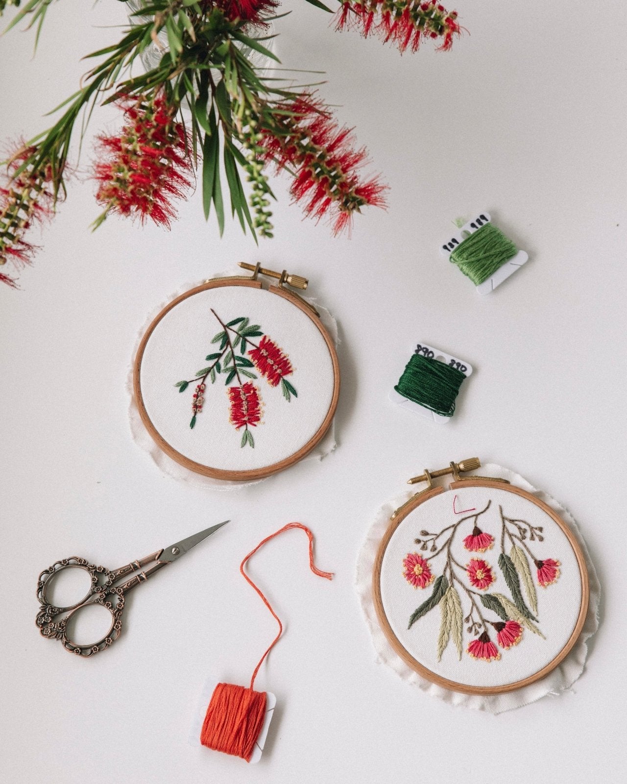 All 5 Mini Embroidery Kits - Stitched Up Kits