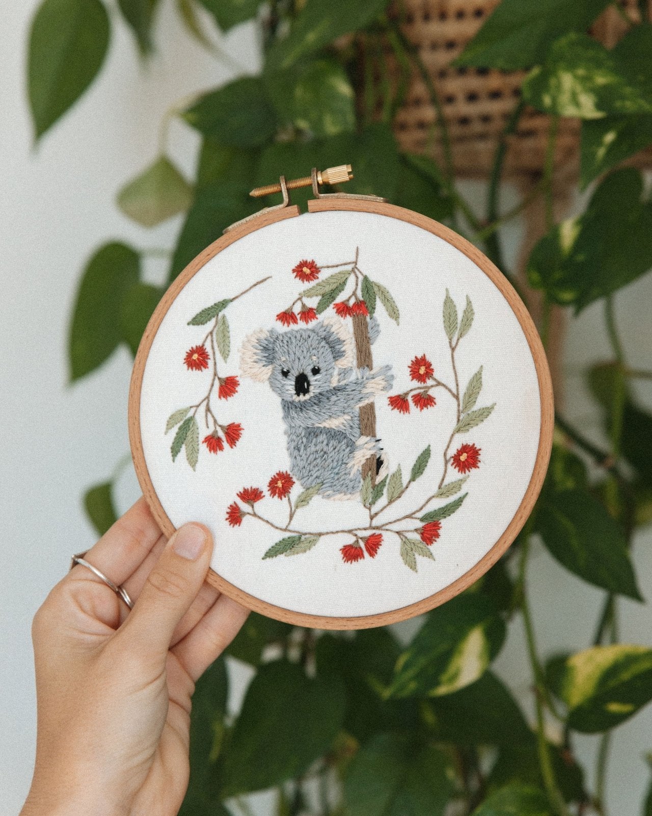 Baby Koala Embroidery Kit - Stitched Up Kits