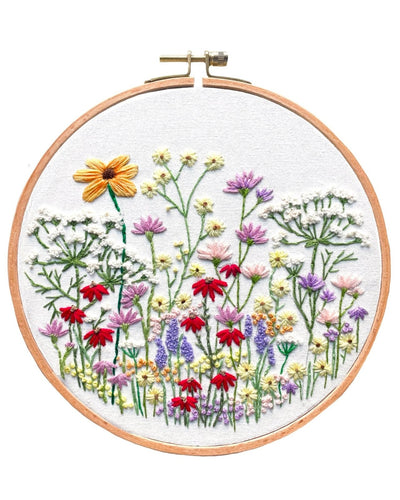 Meadow Embroidery Kit - Stitched Up Kits