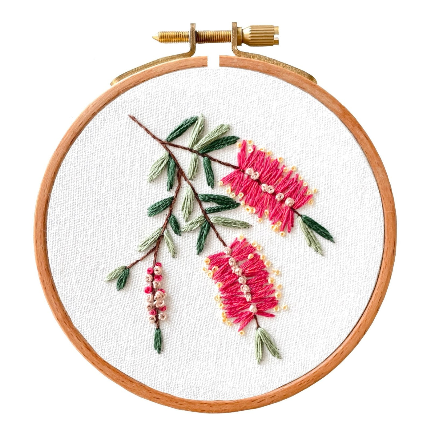 Mini Bottlebrush Embroidery Kit - Stitched Up Kits